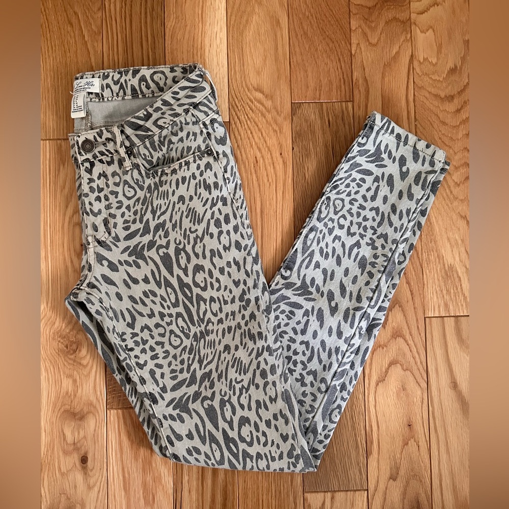 Cheetah Print Skinny Jeans